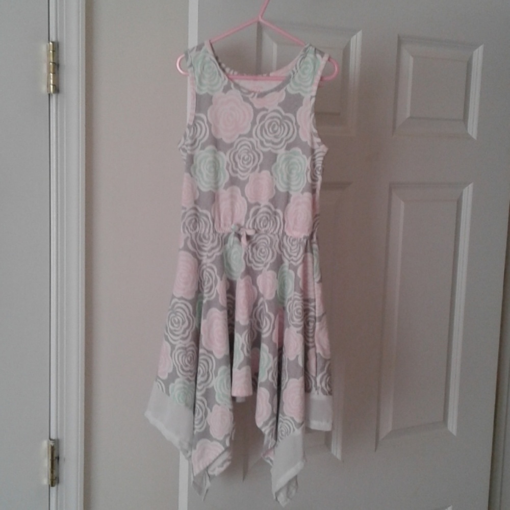 Faded Glory gray floral dress
